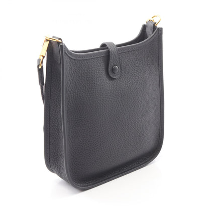 HERMES Evelyne TPM Taurillon Navy Gold Shoulder Bag
