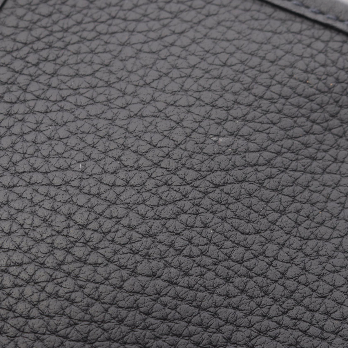 HERMES Evelyne TPM Taurillon Navy Gold Shoulder Bag
