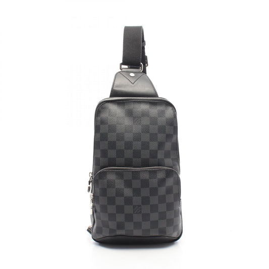 LOUIS VUITTON Avenue Damier Graphite Sling Bag Black