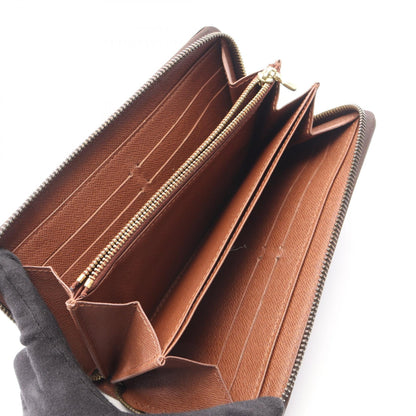 LOUIS VUITTON Zippy Wallet Monogram Round Zip Brown