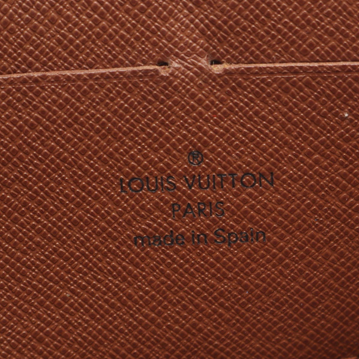LOUIS VUITTON Zippy Wallet Monogram Round Zip Brown