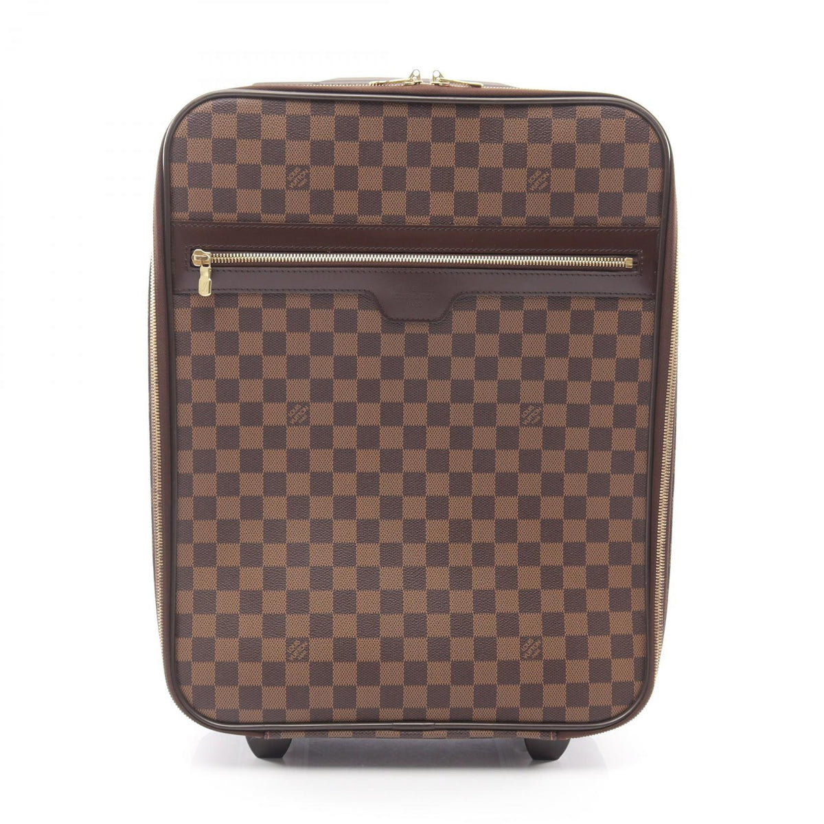 LOUIS VUITTON Damier Pegase 45 Carry-On Bag Brown