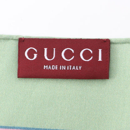 GUCCI Higuchi Yuko Cotton Scarf Multicolor