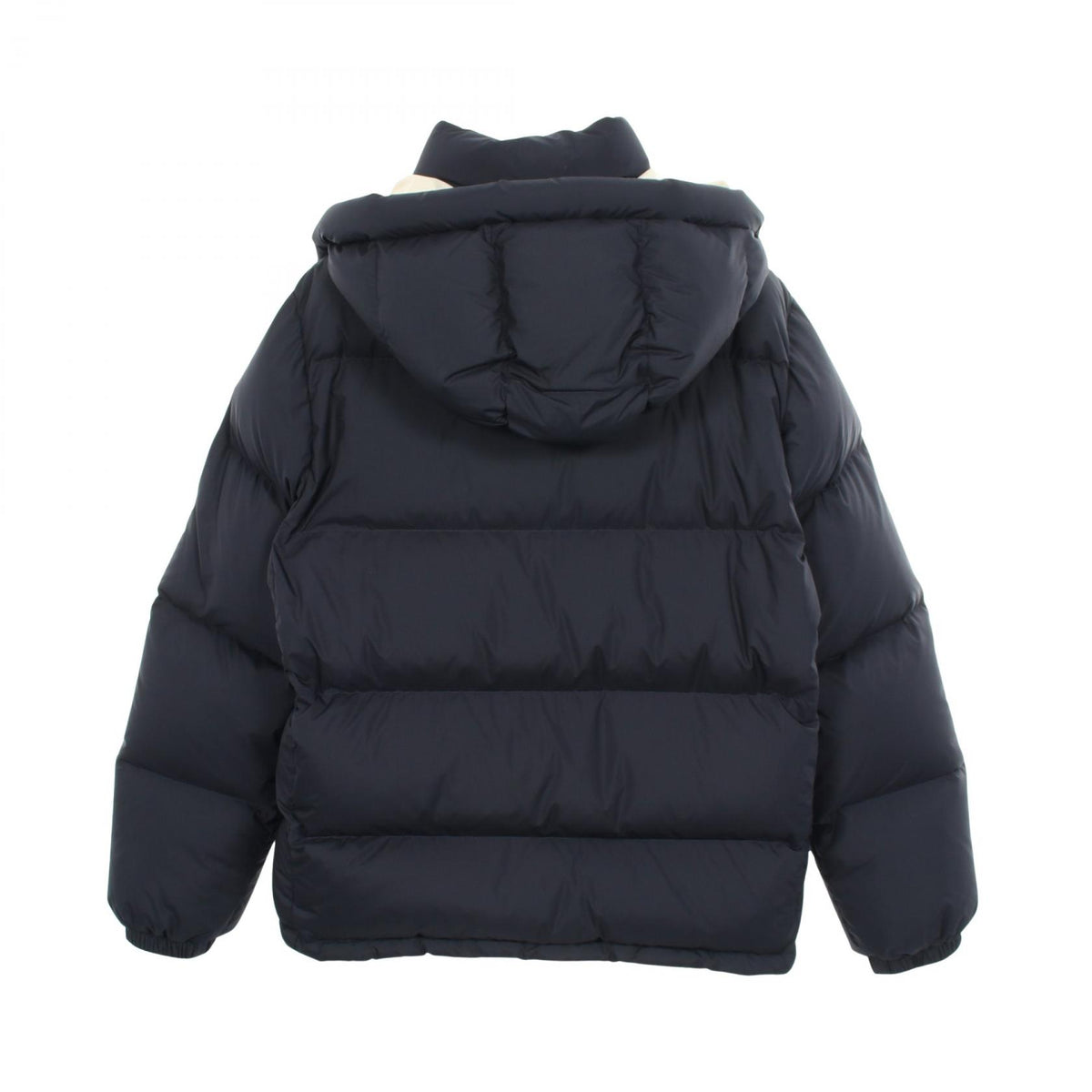 GUCCI Logo Polyester Down Jacket Black Size 48