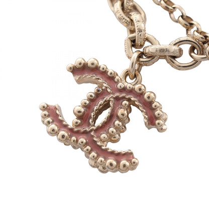 CHANEL Coco Mark Gold Pearl Bracelet