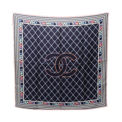 CHANEL Coco Mark Silk Scarf