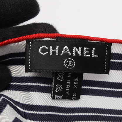 CHANEL Coco Mark Silk Scarf
