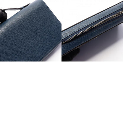 LOUIS VUITTON Zippy XL Taiga Stripe Ocean Wallet