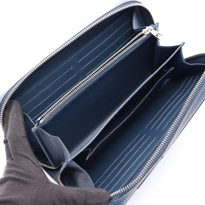LOUIS VUITTON Zippy XL Taiga Stripe Ocean Wallet