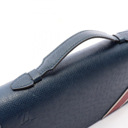 LOUIS VUITTON Zippy XL Taiga Stripe Ocean Wallet