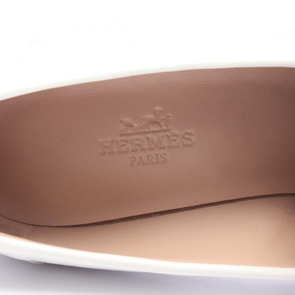 HERMES Elysée 70 Moccasin Leather Pumps Size 36