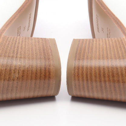 HERMES Elysée 70 Moccasin Leather Pumps Size 36
