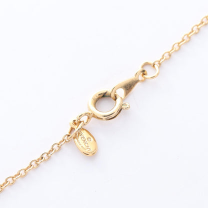 GIVENCHY Square G Logo Rhinestone Necklace