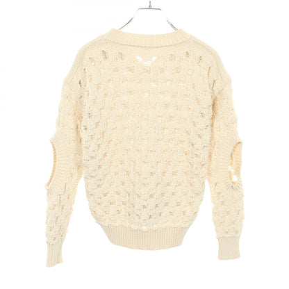 Stella McCartney Low Gauge Cotton Knit Sweater Ivory Size 36