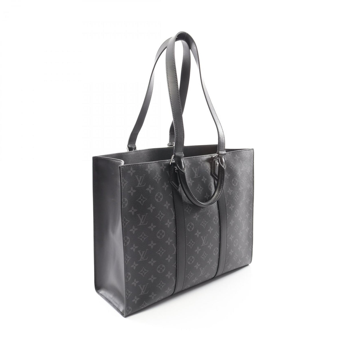 LOUIS VUITTON Sac Plat 24H Monogram Eclipse Tote Bag