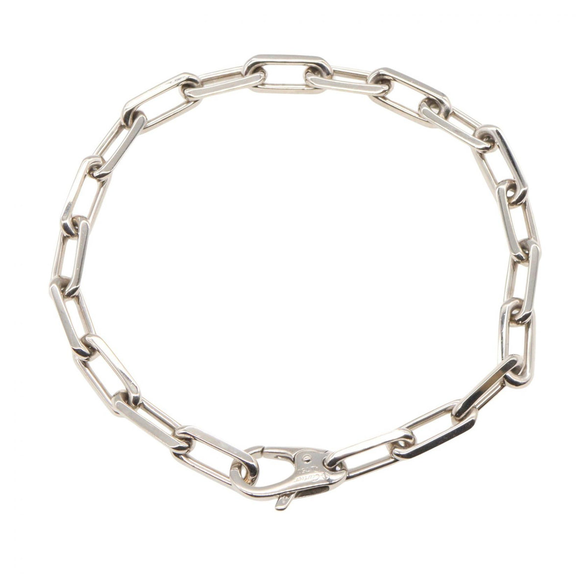 CARTIER Santos de Cartier K18WG Silver Bracelet
