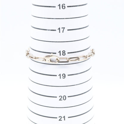 CARTIER Santos de Cartier K18WG Silver Bracelet