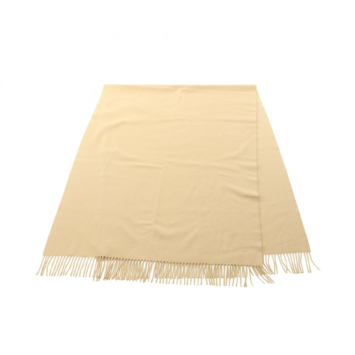 HERMES Large Logo Cashmere Scarf
