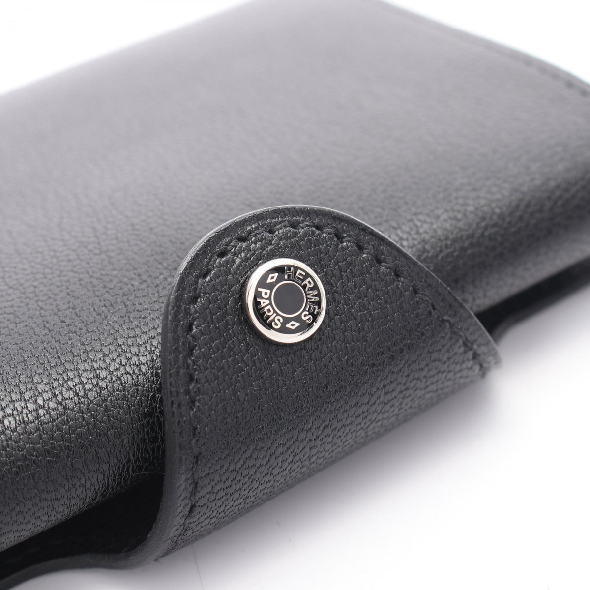 HERMES Iliade Compact Chevre Card Holder Card Case