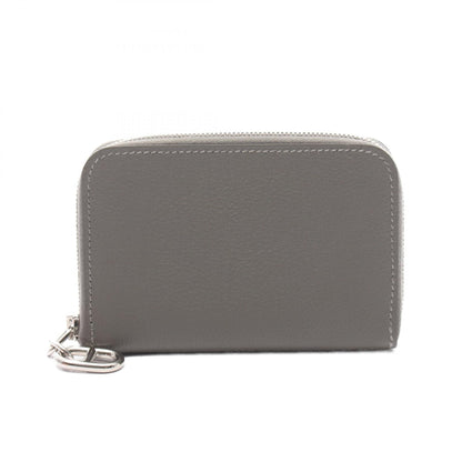 HERMES Zip An Go Chaine d'Ancre Case Gray