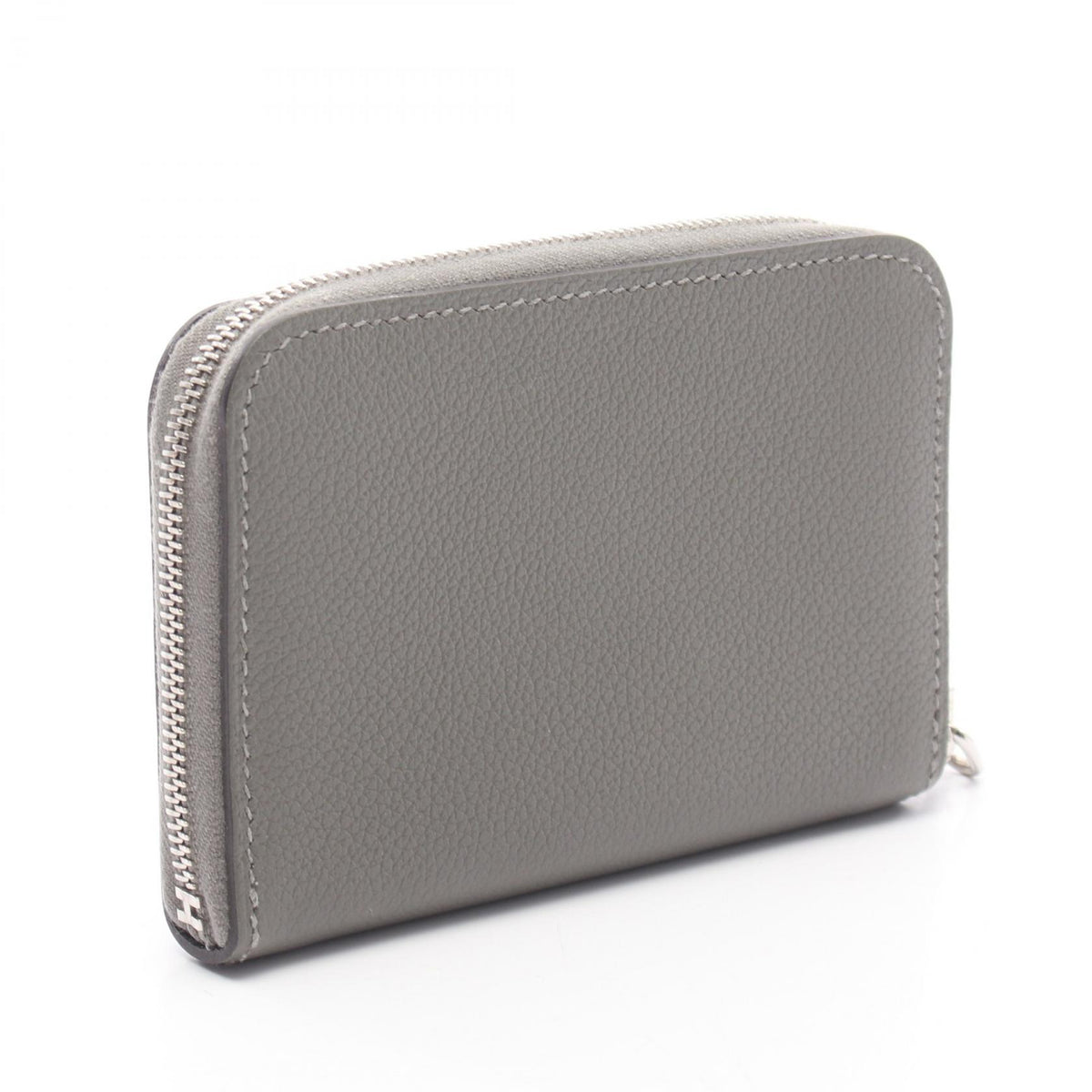 HERMES Zip An Go Chaine d'Ancre Case Gray