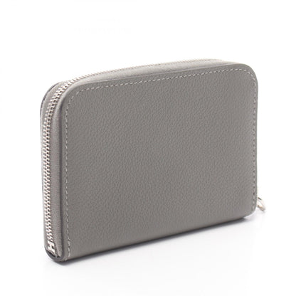 HERMES Zip An Go Chaine d'Ancre Case Gray