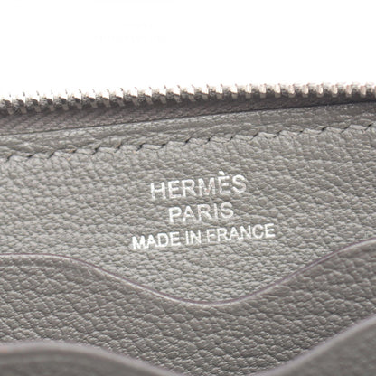 HERMES Zip An Go Chaine d'Ancre Case Gray