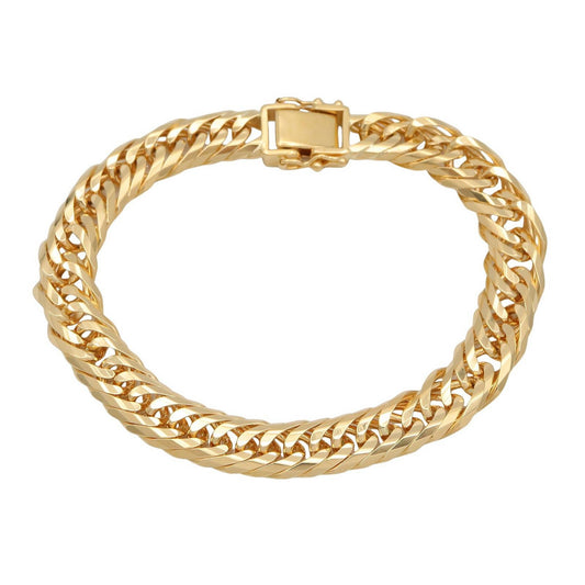 JEWELRY K18 Gold Cuban Link Bracelet