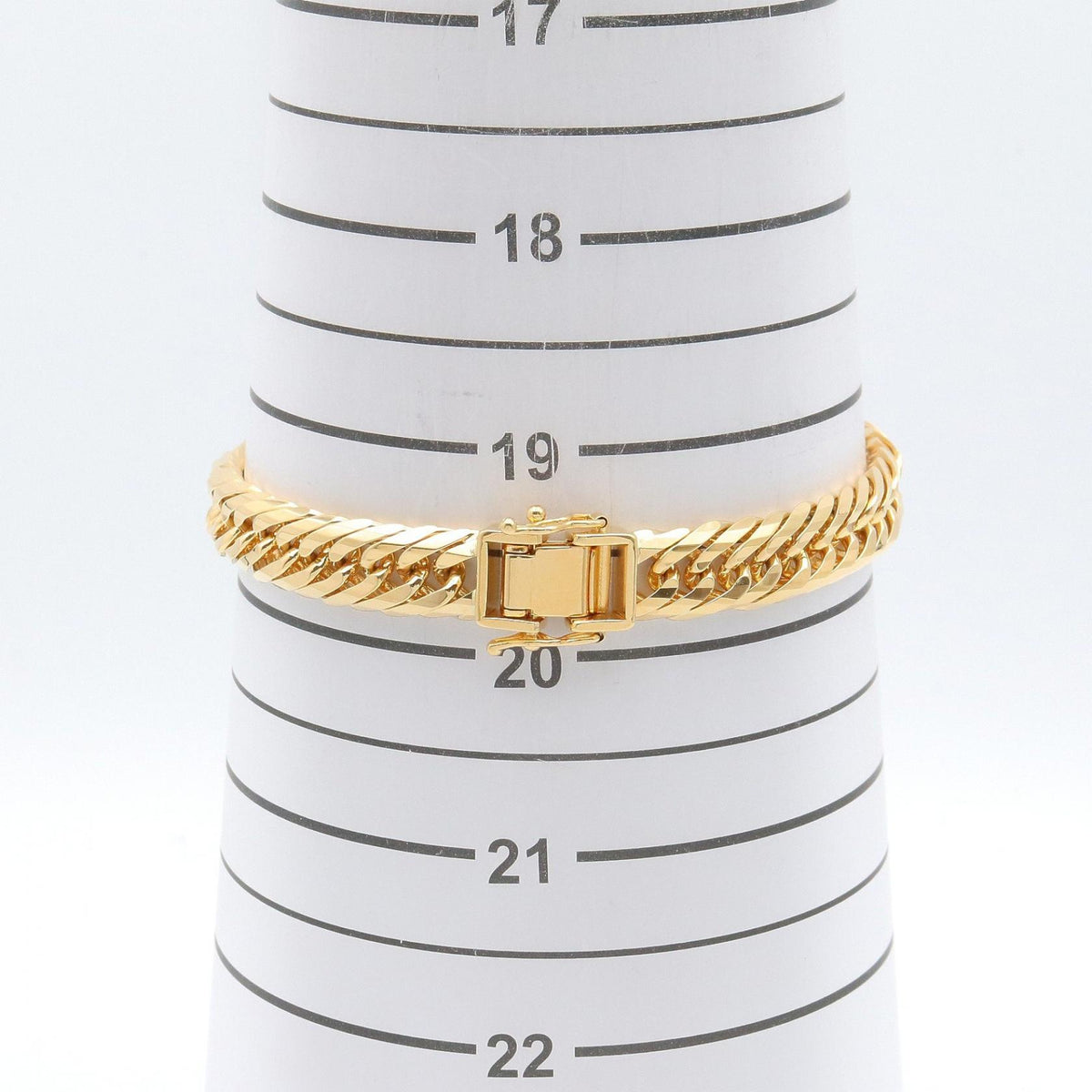 JEWELRY K18 Gold Cuban Link Bracelet