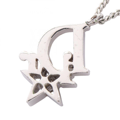 Dior Logo Star Metal Rhinestone Necklace