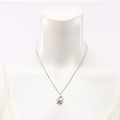 Dior Logo Star Metal Rhinestone Necklace
