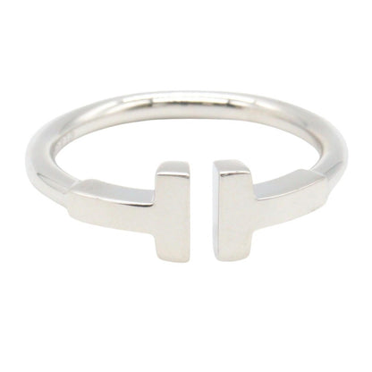 TIFFANY&CO T Wire K18WG Ring Size JP 9