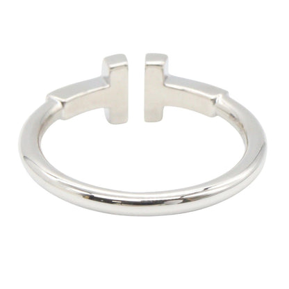 TIFFANY&CO T Wire K18WG Ring Size JP 9
