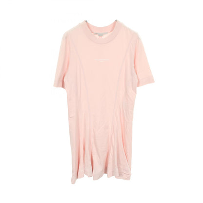 Stella McCartney Draped Short Sleeve Cotton Dress Size 36