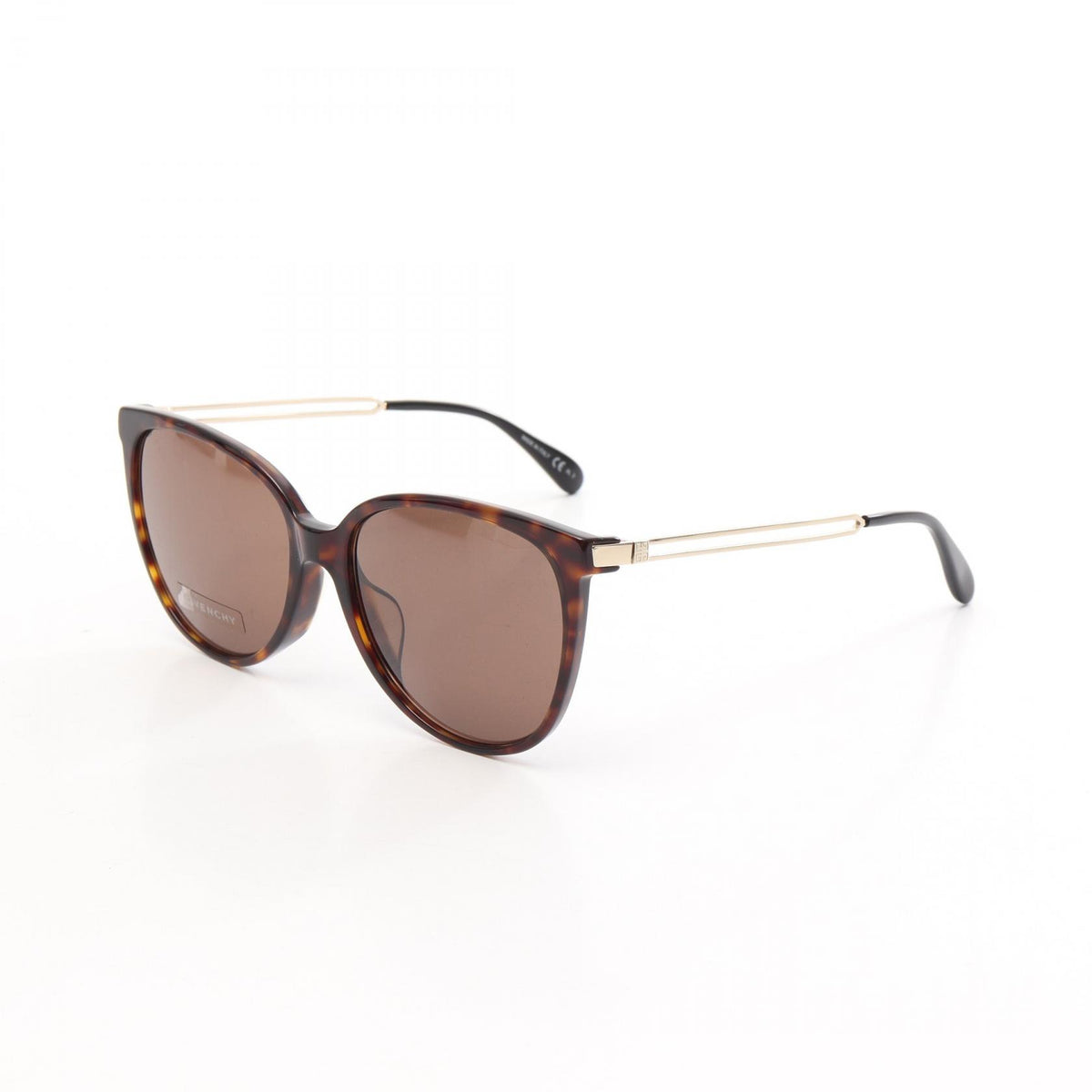 GIVENCHY Gold Tone Plastic Sunglasses
