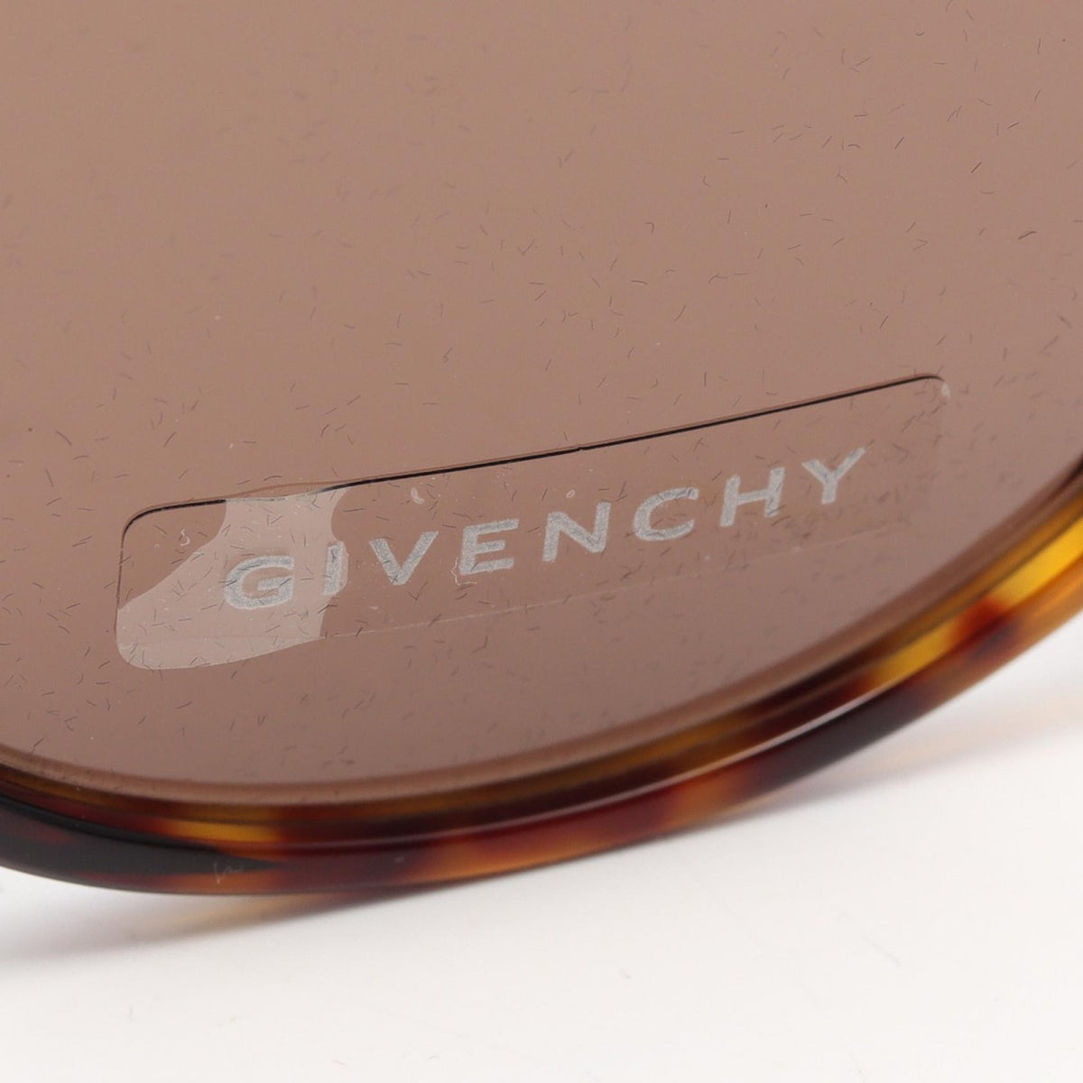 GIVENCHY Gold Tone Plastic Sunglasses