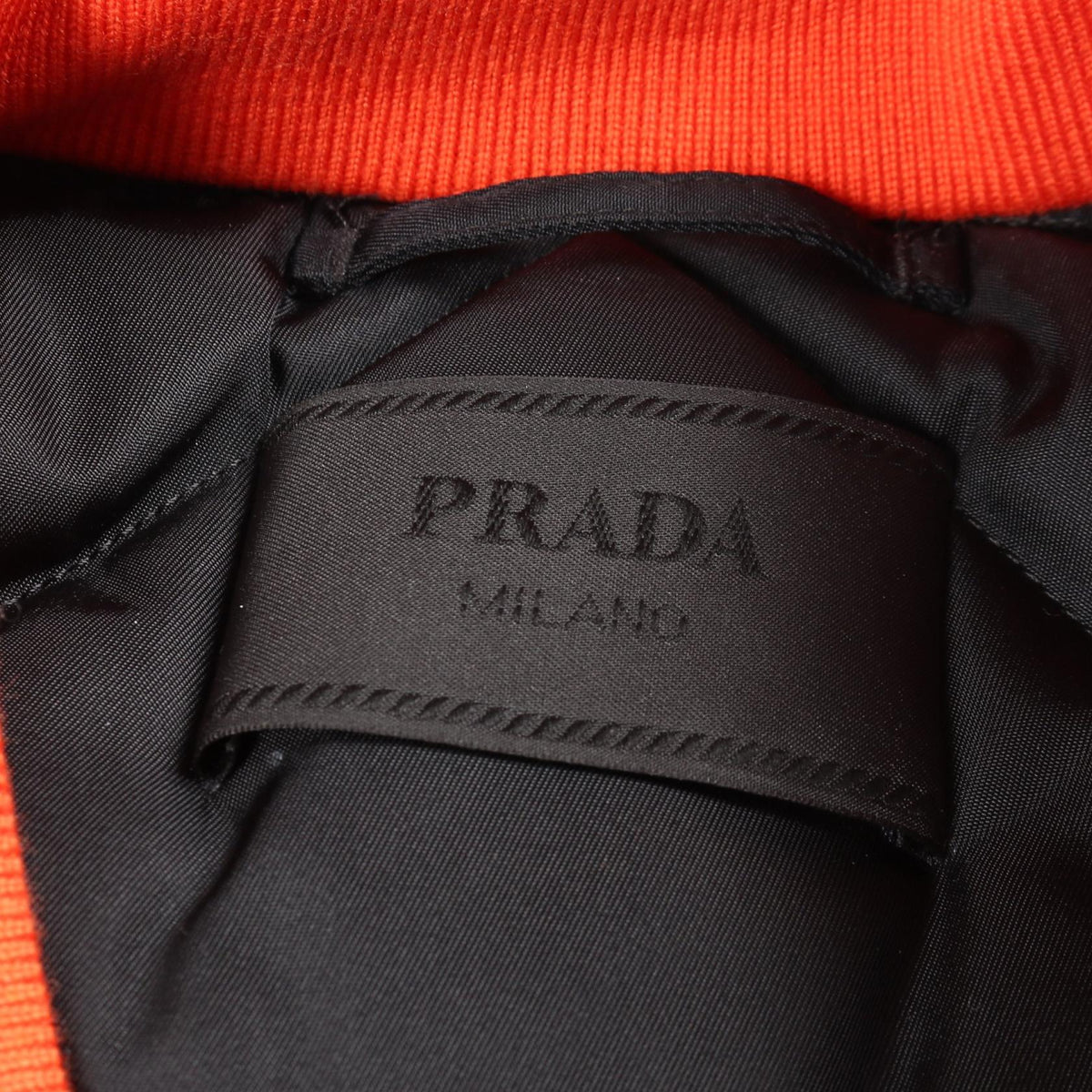 PRADA Re-Nylon MA-1 Bomber Jacket Red Size S