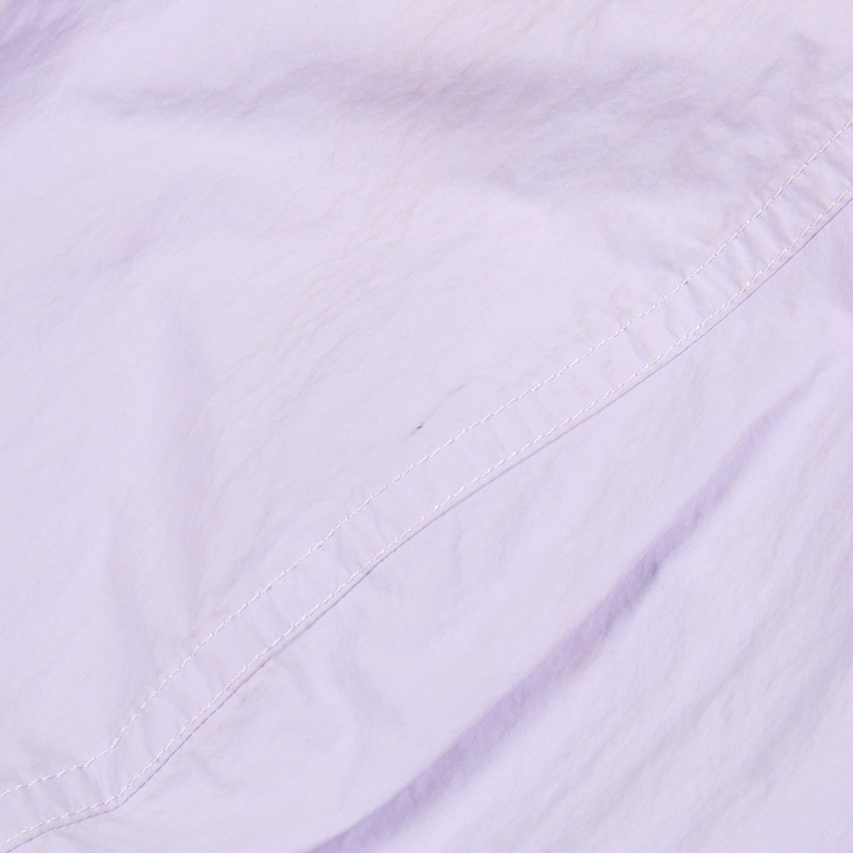 HERMES Hooded Drawstring Nylon Coat Purple Size 50