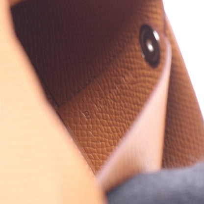 HERMES Bastia Veau Epsom Leather Coin Case