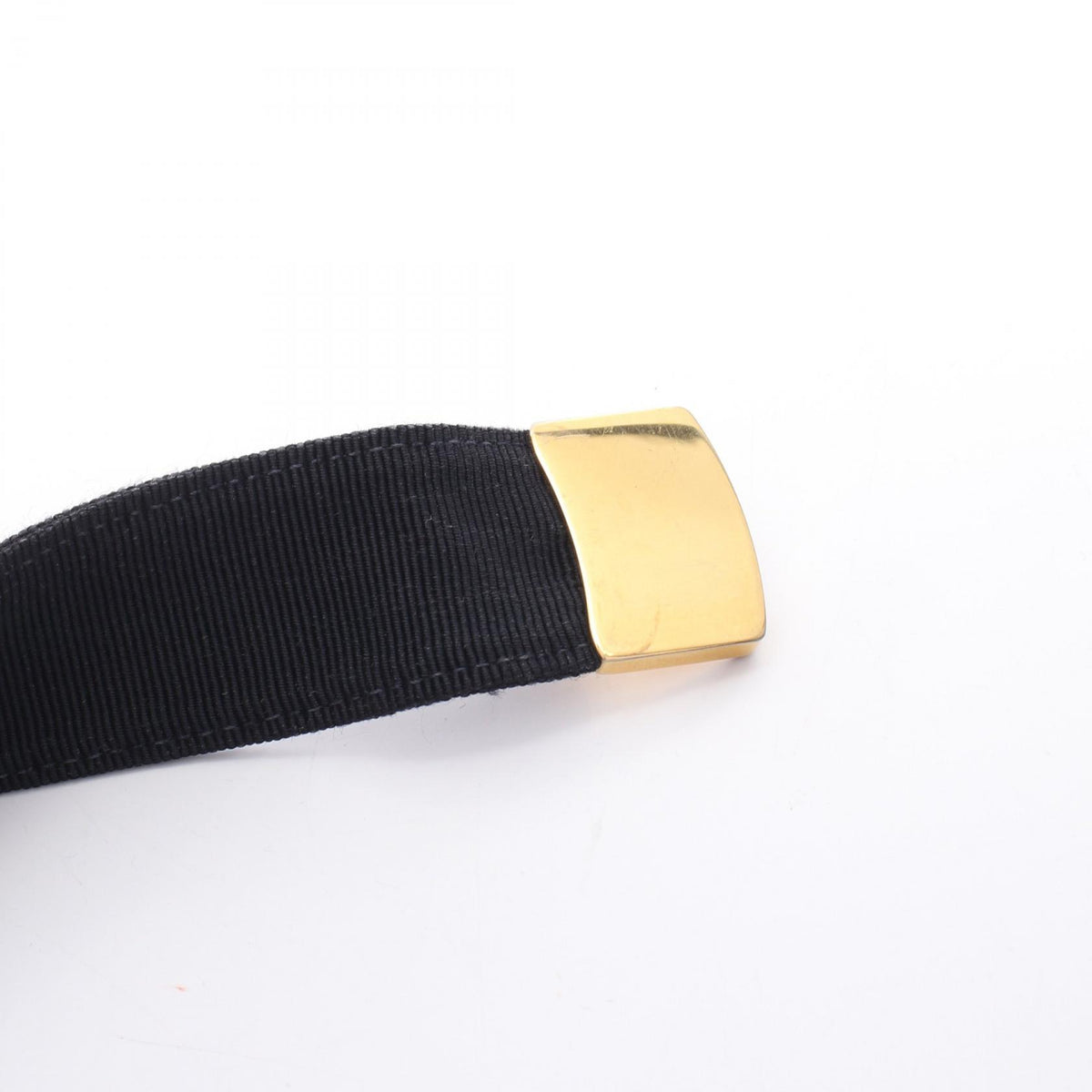 Salvatore Ferragamo Vara Grosgrain Belt Navy Size M