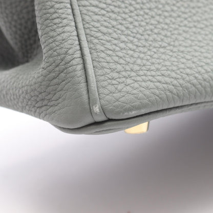 HERMES Birkin 25 Vert Amande Handle Bag