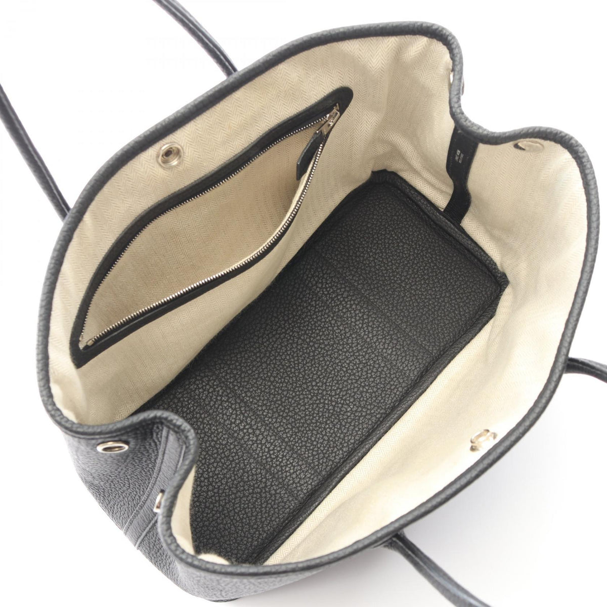 HERMES Garden Party TPM Tote Negonda Black
