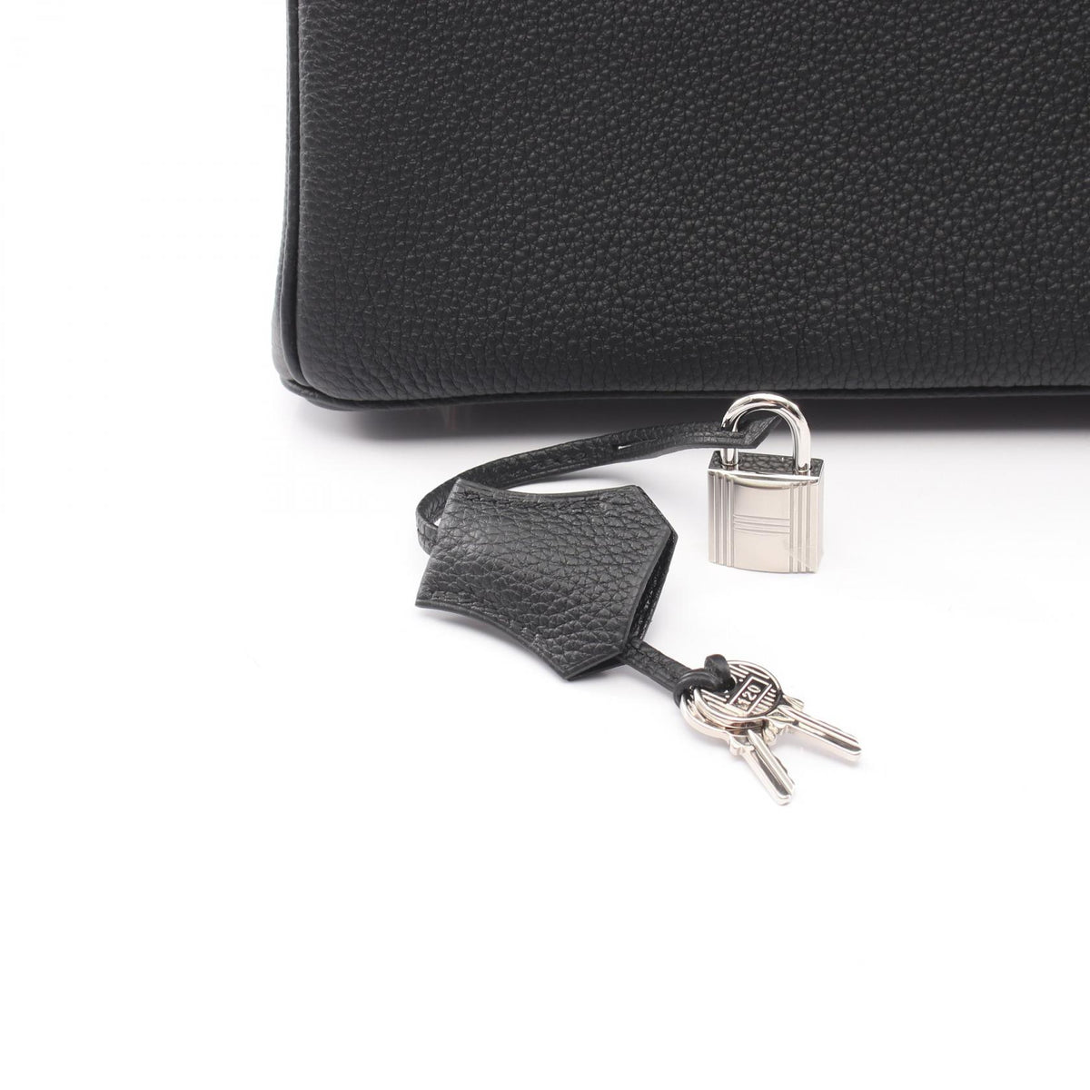 HERMES Birkin 25 Togo Leather Bag Black