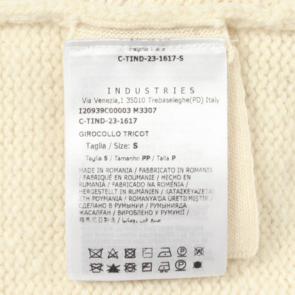 MONCLER Logo Crewneck Wool Sweater Size S