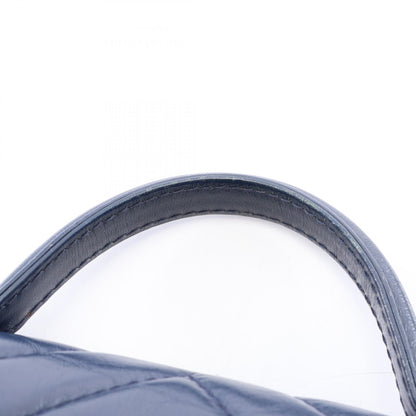 CHANEL Chevron V-Stitch Top Shoulder Bag