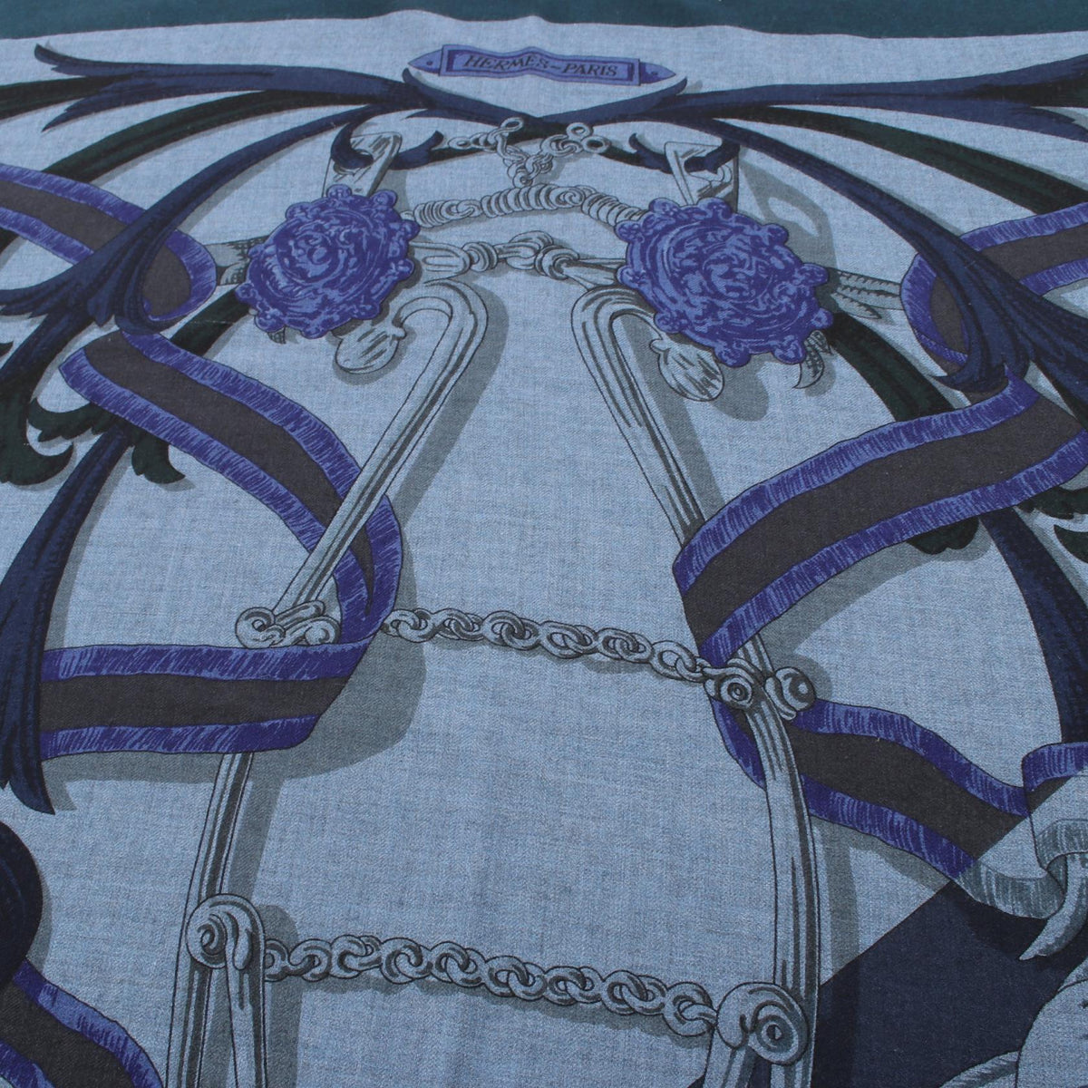 HERMES Carre Geant 140 Silk Cashmere Scarf