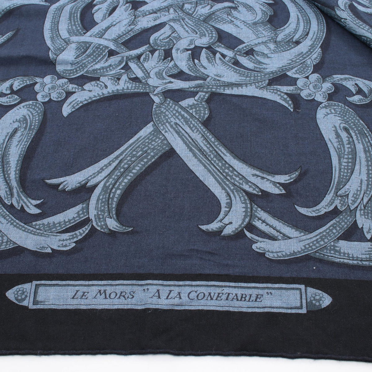 HERMES Carre Geant 140 Silk Cashmere Scarf