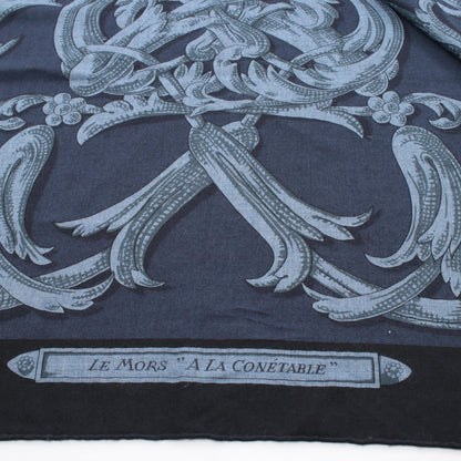 HERMES Carre Geant 140 Silk Cashmere Scarf
