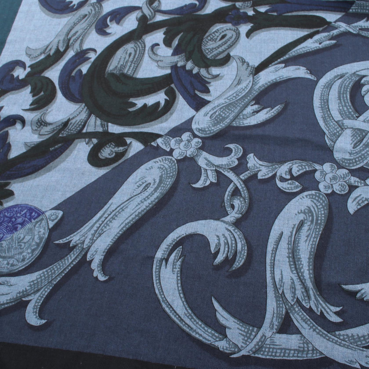 HERMES Carre Geant 140 Silk Cashmere Scarf