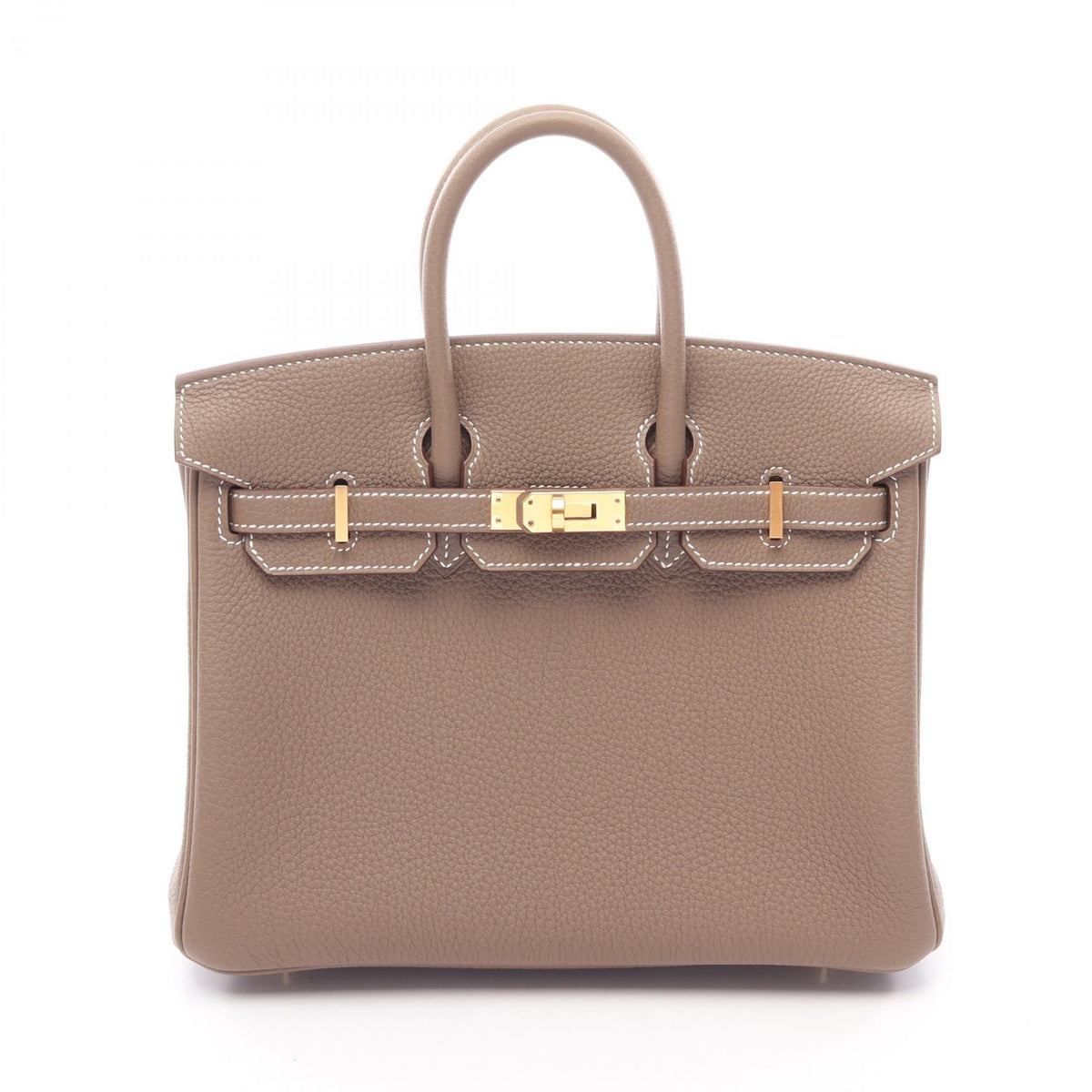 HERMES Birkin 25 Etoupe Togo Hardware Bag